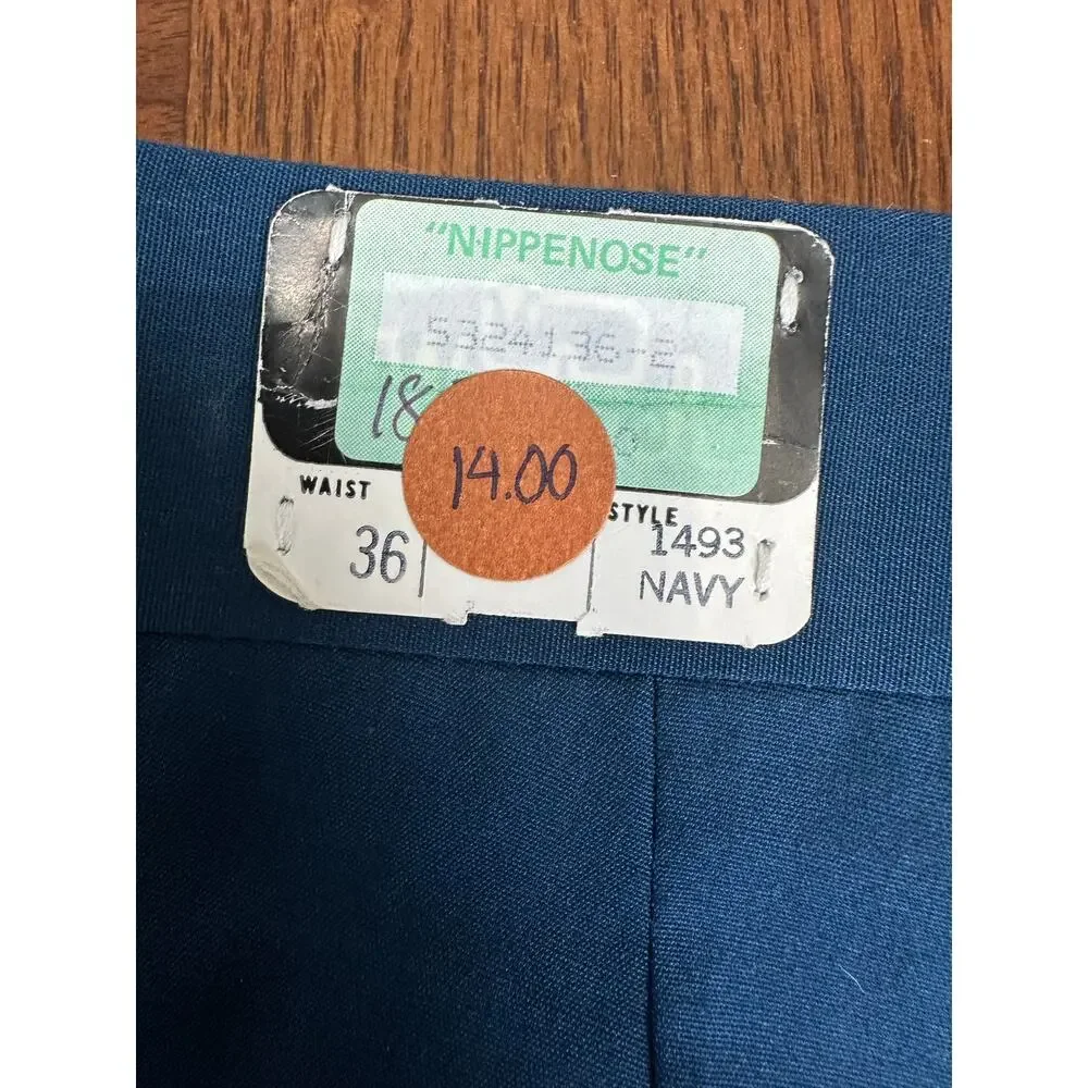 NWT Vintage 80s Woolrich Flat Front Unhemmed Pants 36